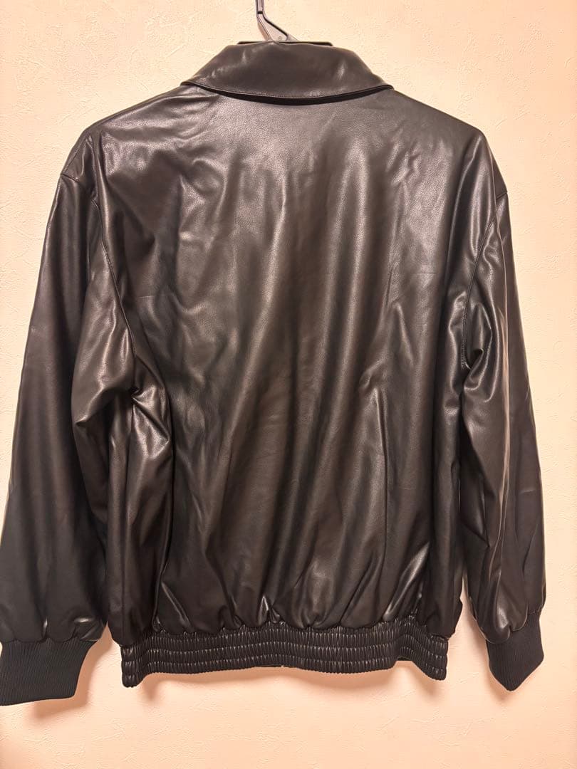 2026 snidel福袋より　ブラックフェイクレザーブルゾン入り