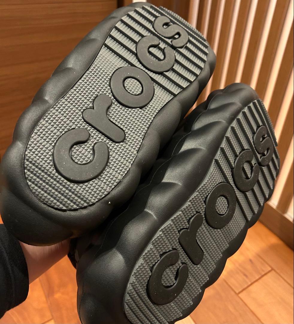 【新品未使用】クロックス オーバーパフ ショーティ ブラック 22cm