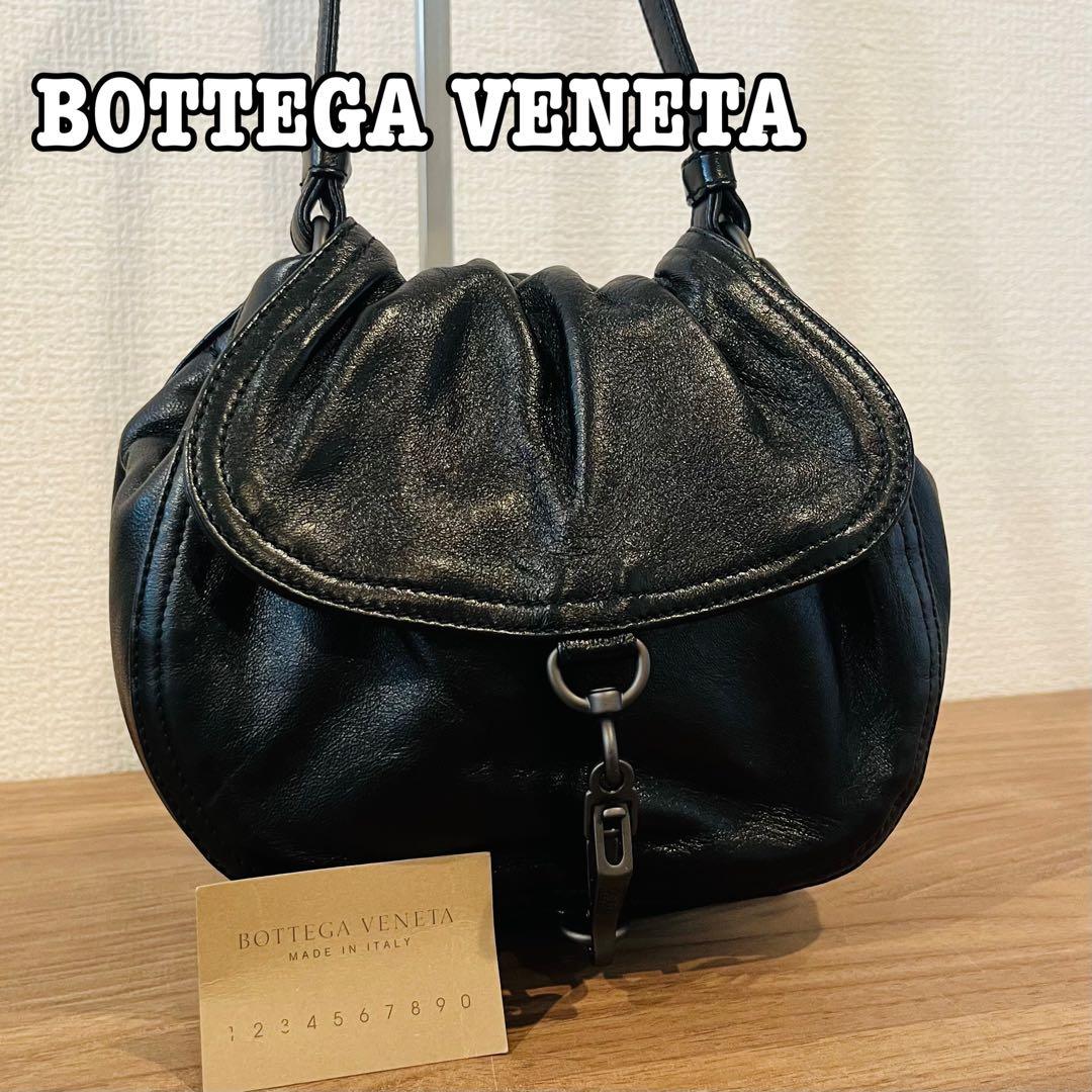 【極美品】 ボッテガヴェネタ ワンショルダーバッグ イントレ 肩掛け レザー 黒