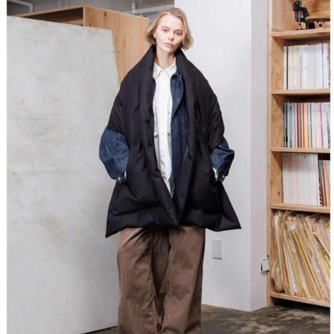 【VOAAOV】 KAWADA DOWN Big Stole -Cotton