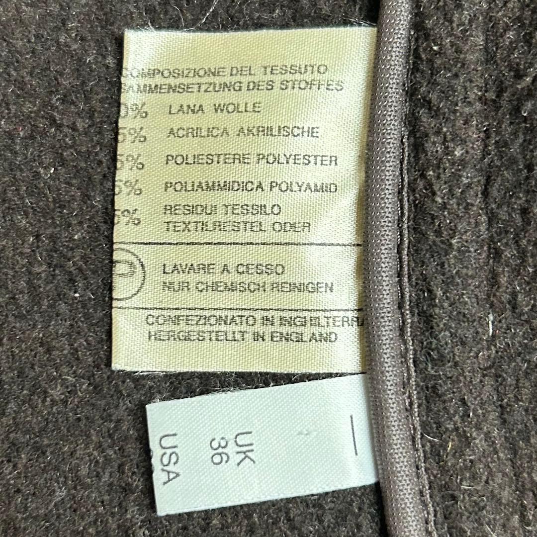 90s【美品】モンゴメリーバイチベット/チェック柄ダッフルコート/英国製/古着