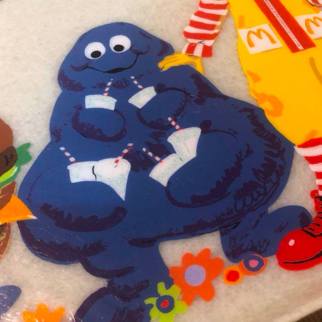 スーパーレア　1974年　マクドナルドランド　キャラクター　トレー　看板　店舗用