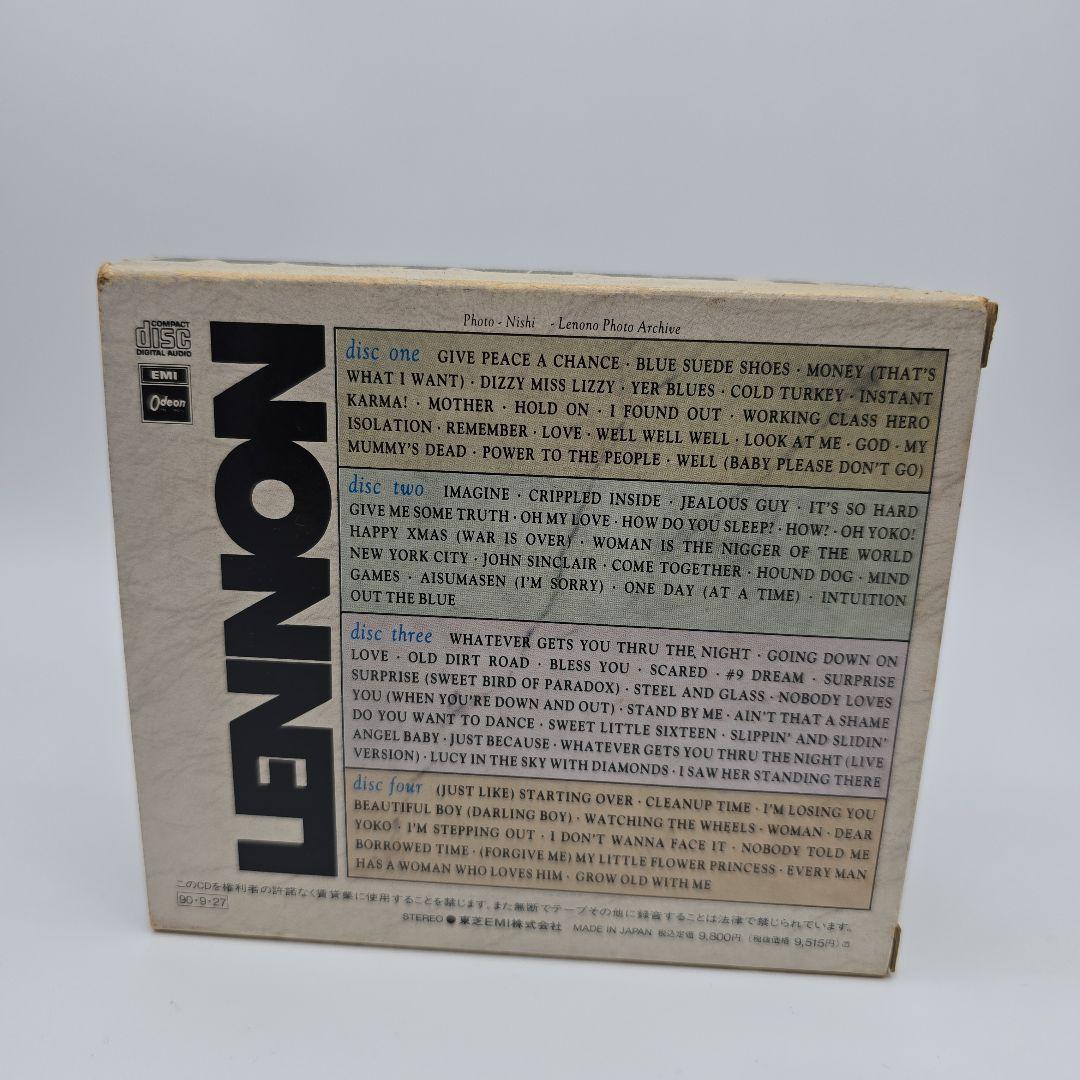 【国内盤】ジョン・レノン BOX CD4枚組｜盤面美品・EMI TOCP 正規品