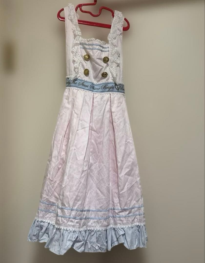 Best Wishesセーラージャンパースカート　ピンク