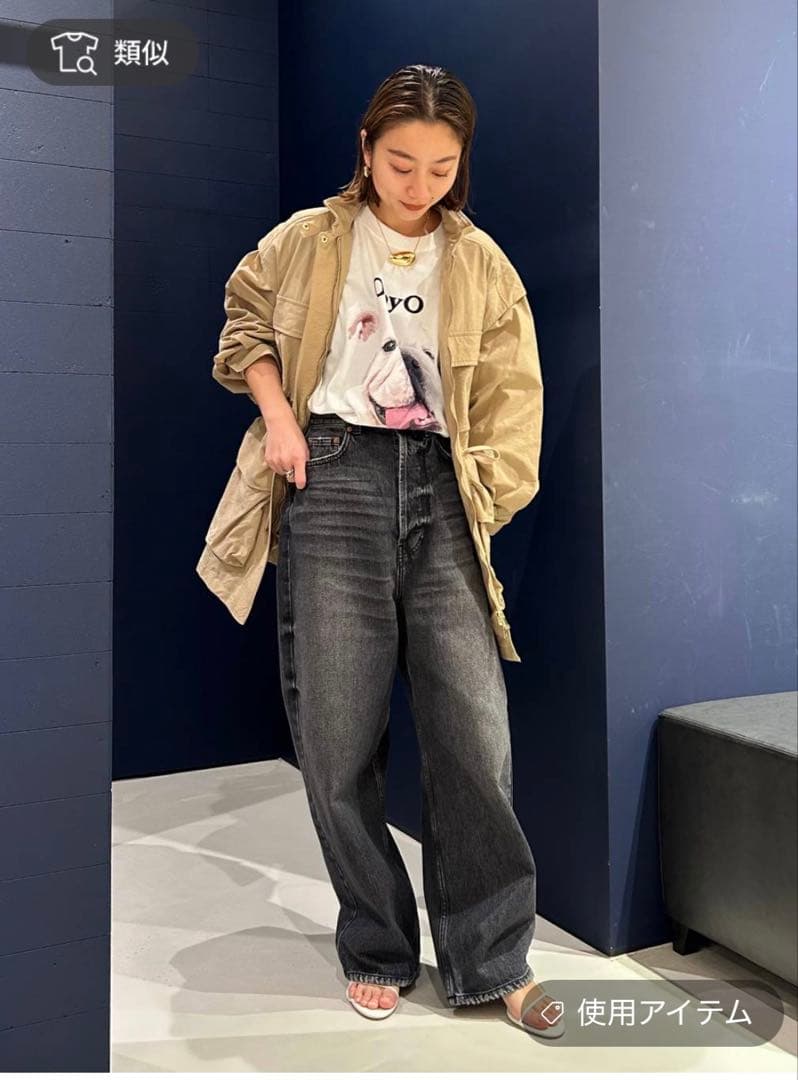 カレンソロジー　ミリタリー2wayブルゾン