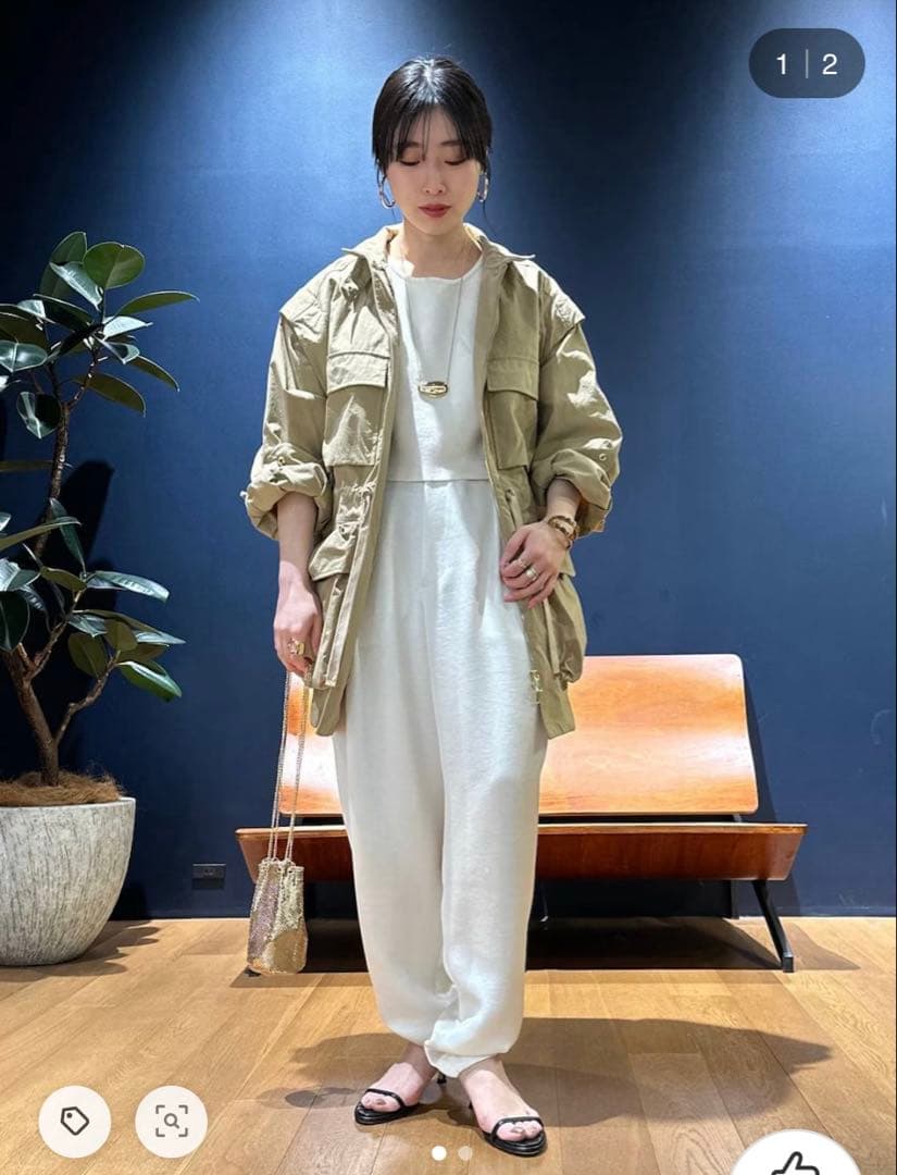 カレンソロジー　ミリタリー2wayブルゾン