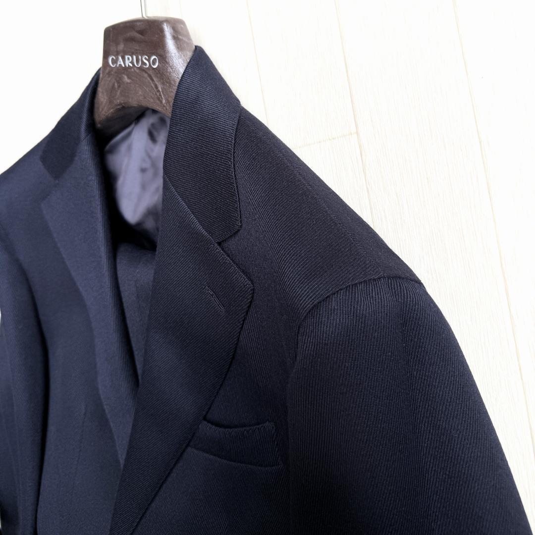 新品 24AW CARUSO AIDA 2B ウール キャバリーツイル スーツ