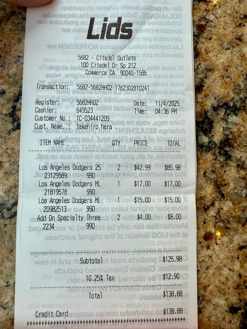 ドジャース　2025 ワールドシリーズ　優勝キャップ 大谷翔平サイン刺繍付き