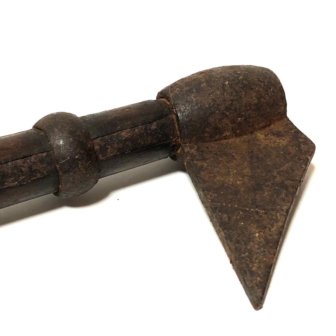 ■時代物・古道具■鳶口・とびぐち■古民具・火消し棒・消防・置物・オブジェ・刀装具