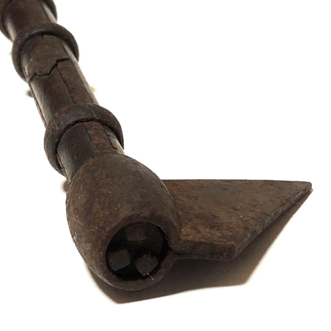 ■時代物・古道具■鳶口・とびぐち■古民具・火消し棒・消防・置物・オブジェ・刀装具