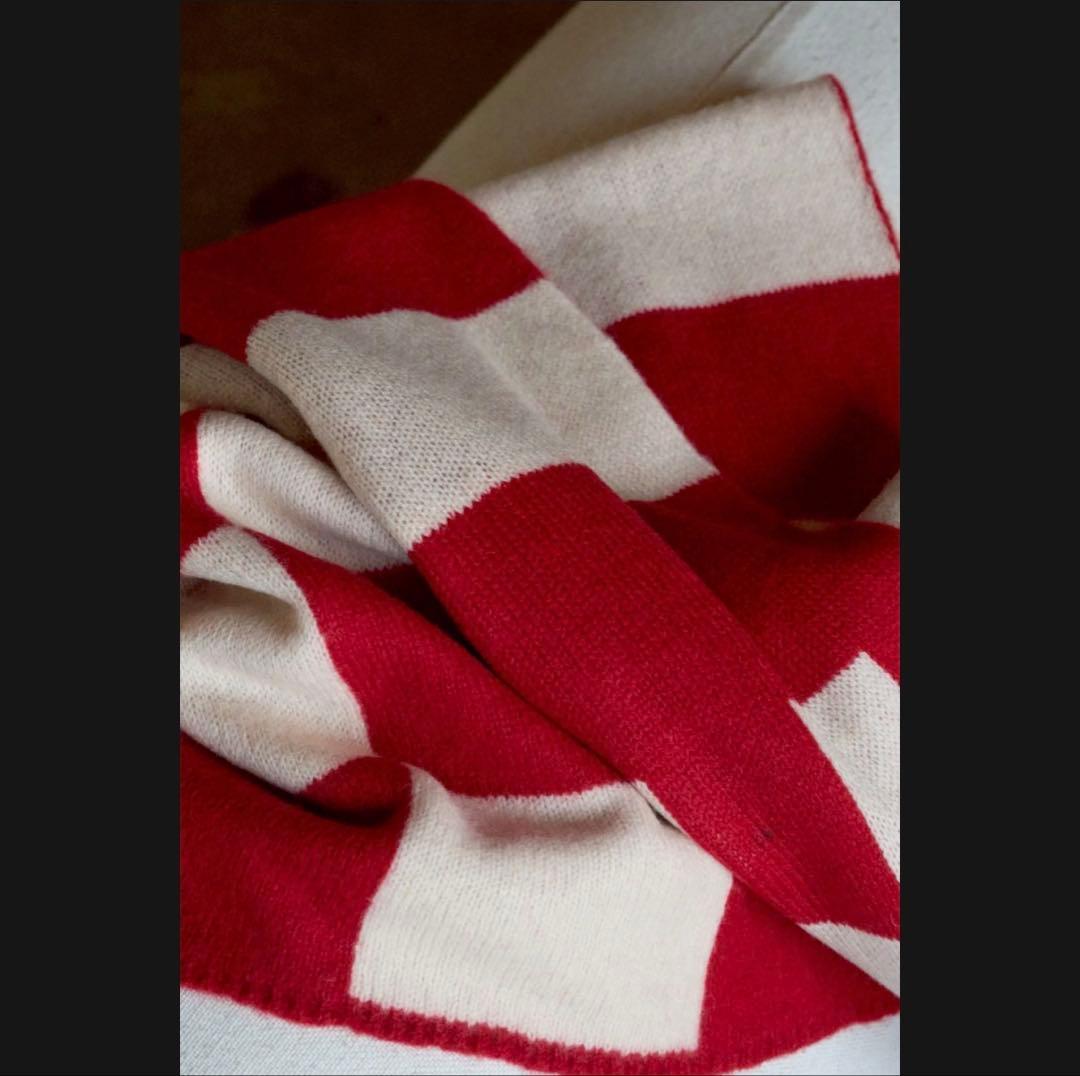 onedayapartmentjapan メリノウールチェックマフラー