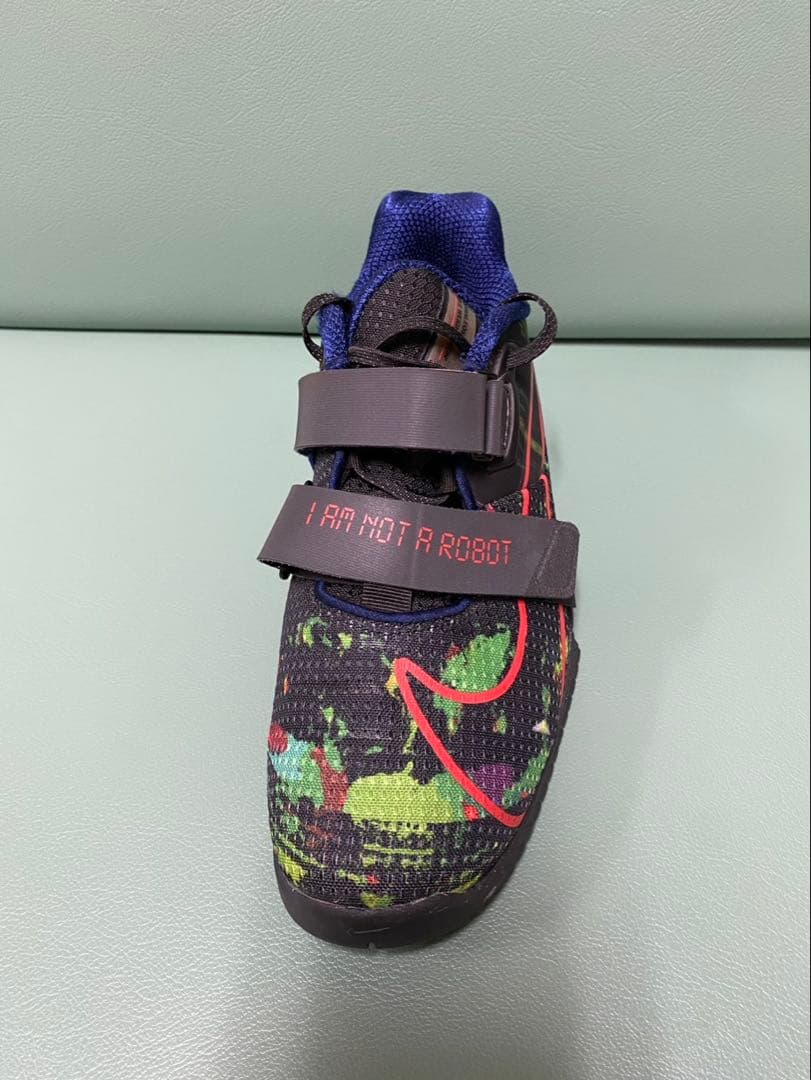 美品　ナイキ ロマレオス 4AMP トレーニングシューズ リフティング シューズ