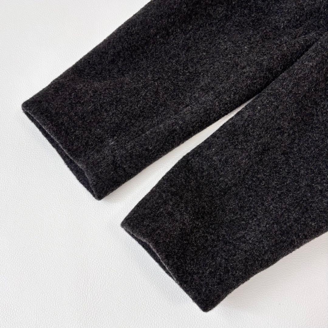 オオカミとフクロウ オオカミとシロクマのヴィーカ ロングメルトンコート 日本製