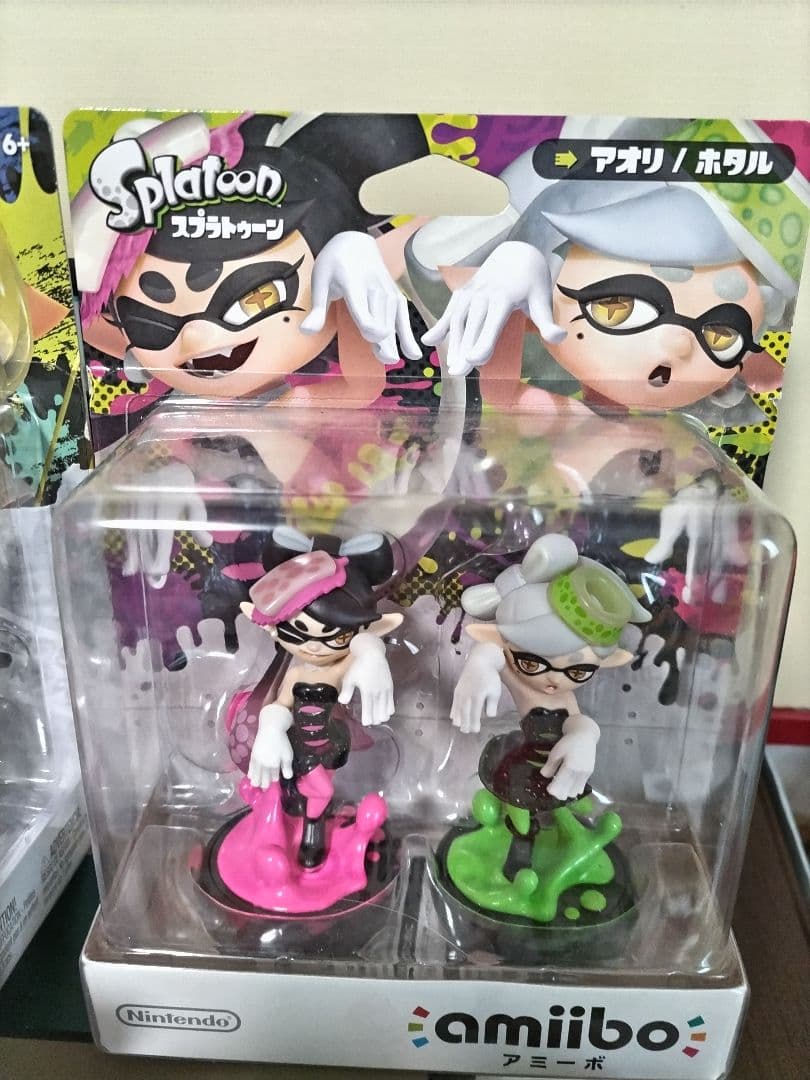 【開封使用品】【未初期化】　スプラトゥーン　amiibo　アミーボ　９体　セット