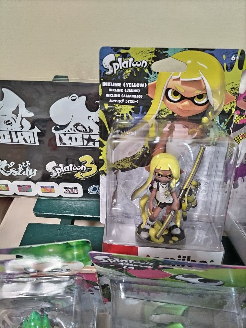 【開封使用品】【未初期化】　スプラトゥーン　amiibo　アミーボ　９体　セット