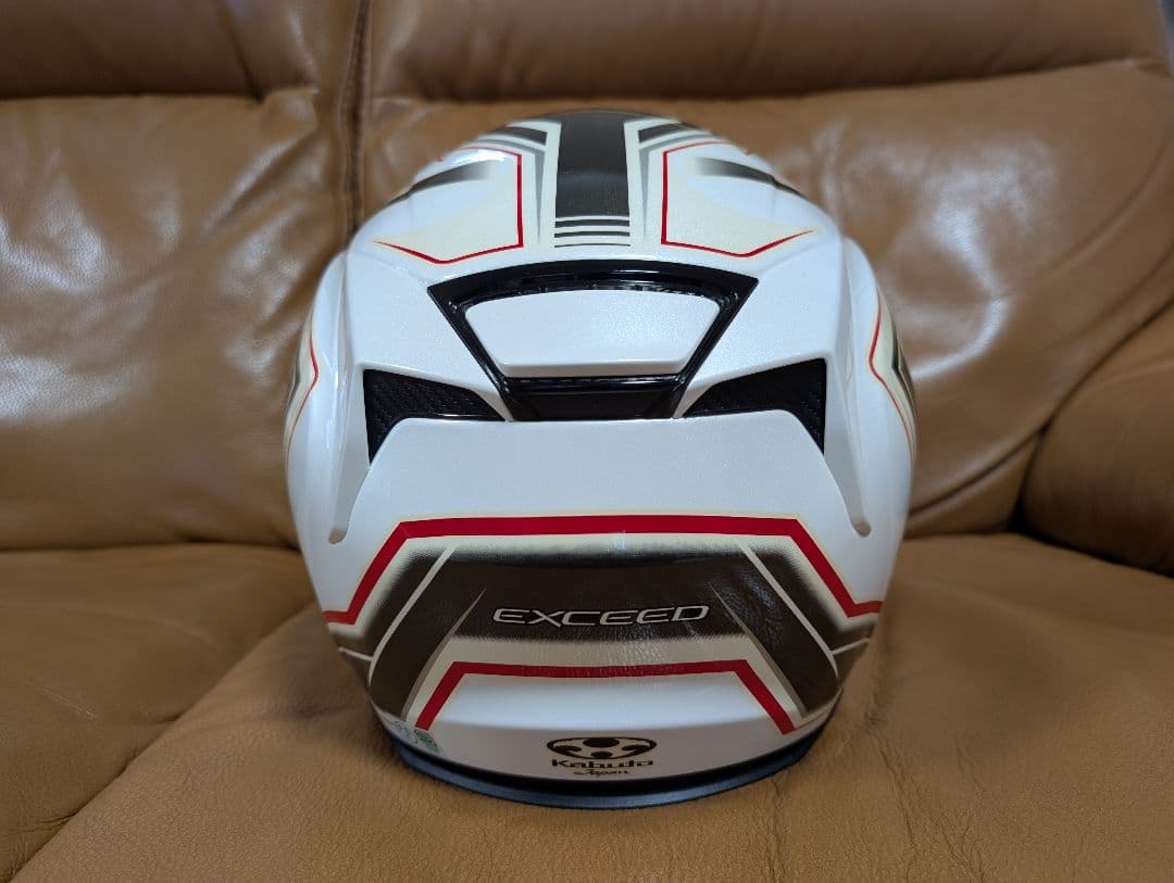 Kabuto ジェットヘルメット ホワイト/レッド