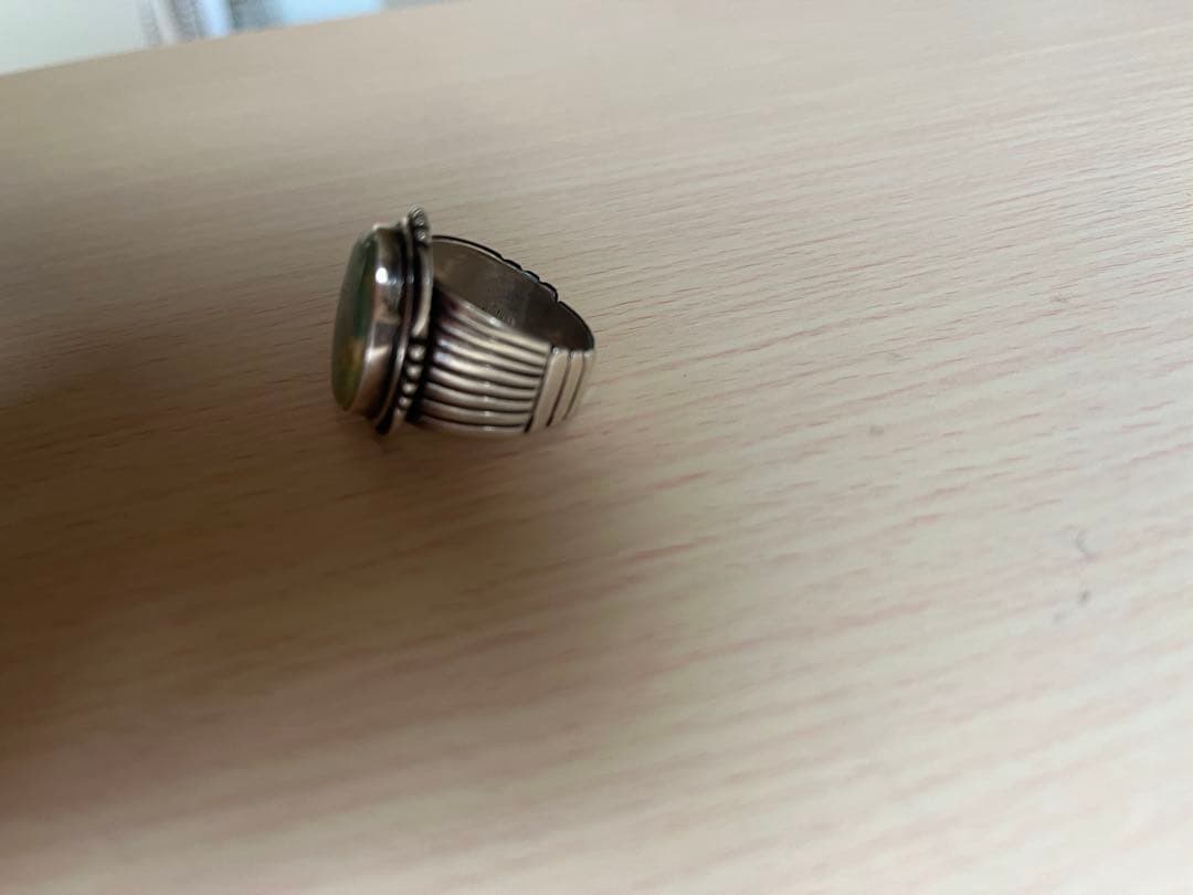 ナバホ族 Will Denetdale作 ターコイズリング ターコイズリング