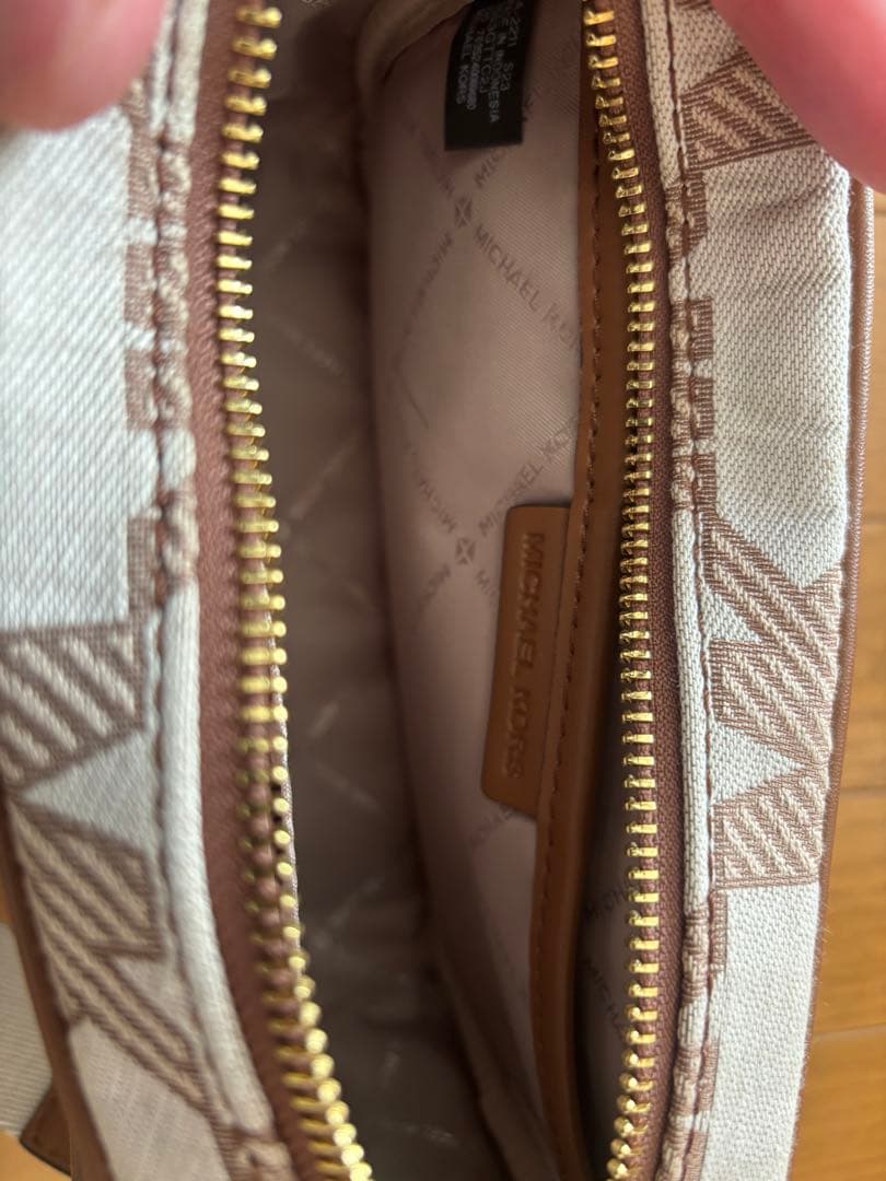 MICHAEL KORS ショルダーバッグ ホワイト/ブラウン