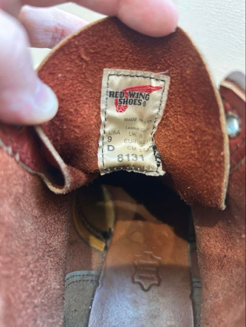 RED WING SHOES レッドウィング　8131 ワークブーツ 27cm