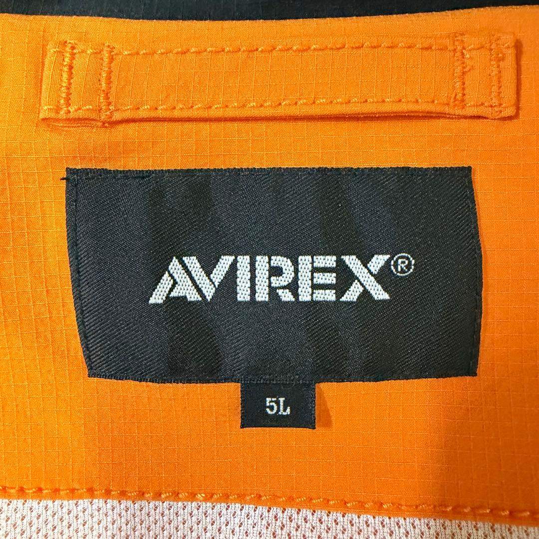 希少5L AVIREX USAF FUTURE COMMAND オレンジ
