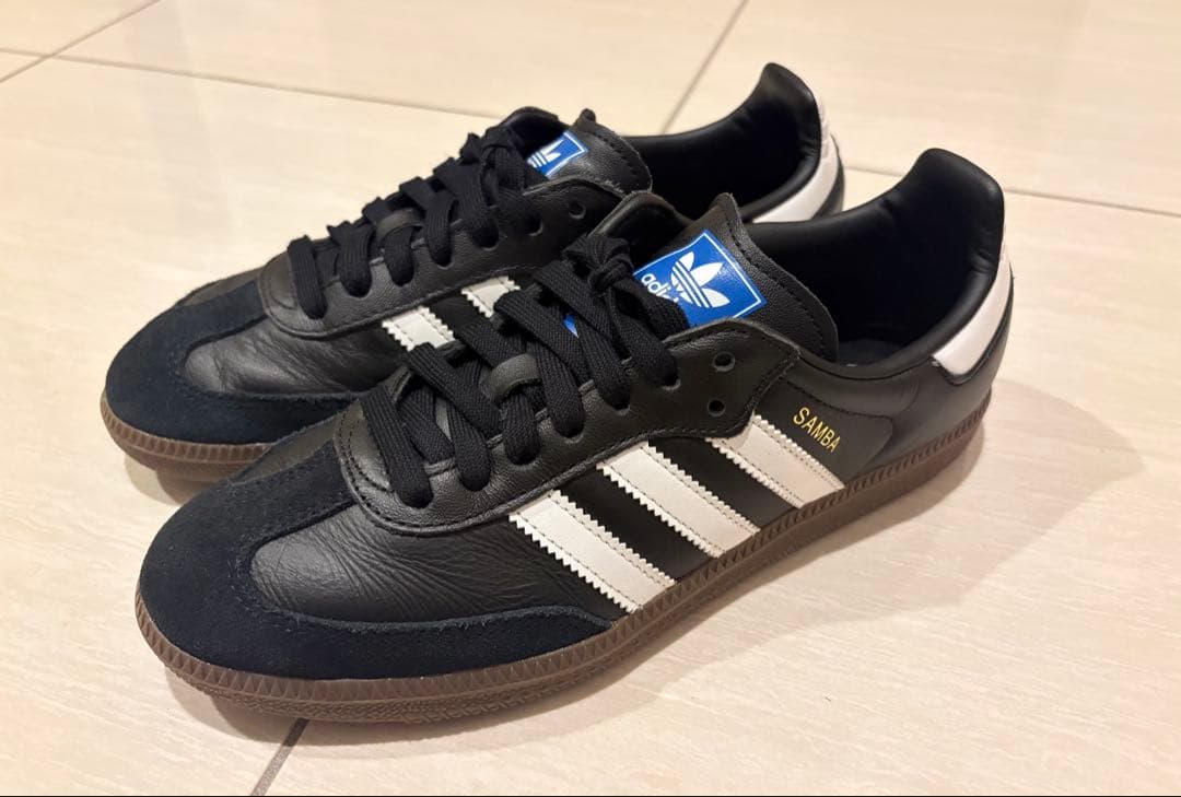 美品 adidas OG SAMBA BLACK 25.5cm