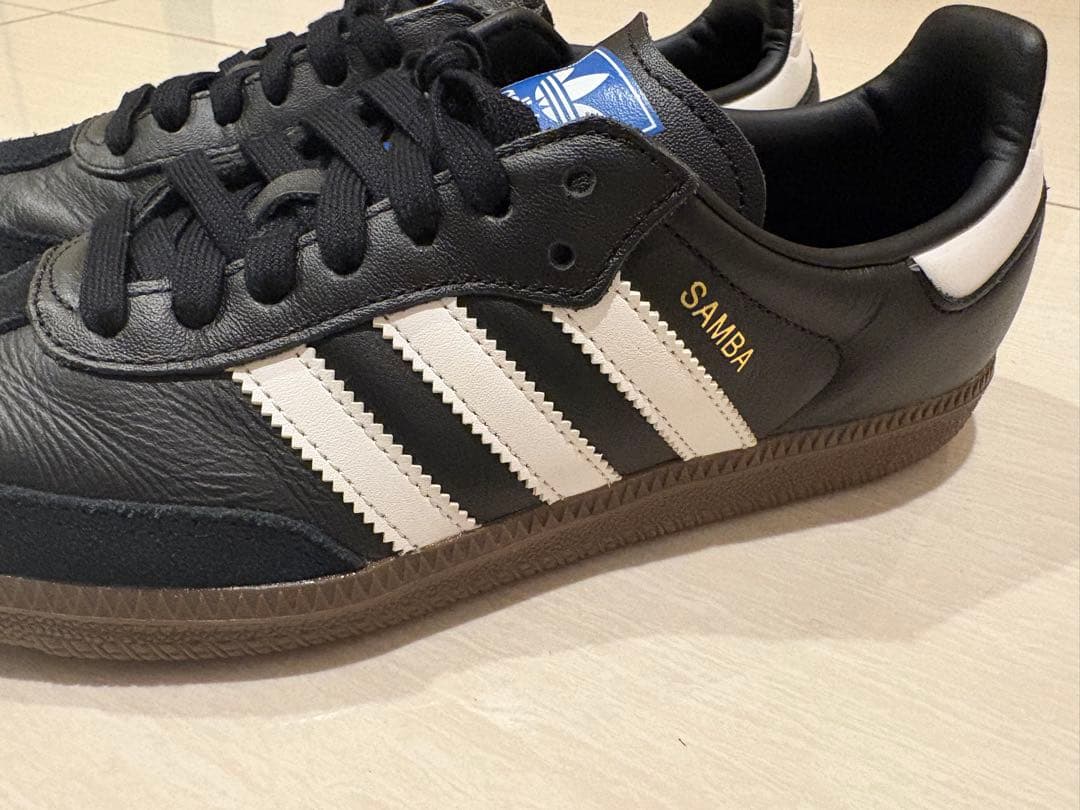 美品 adidas OG SAMBA BLACK 25.5cm