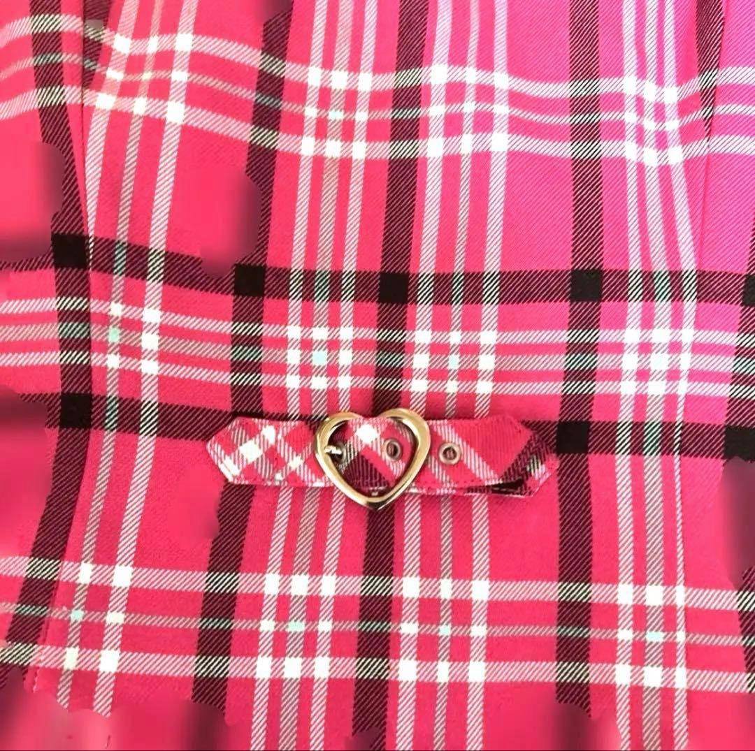 【メゾピアノ】サイズ160 ピンク ワンピース 平成レトロ mezzopiano