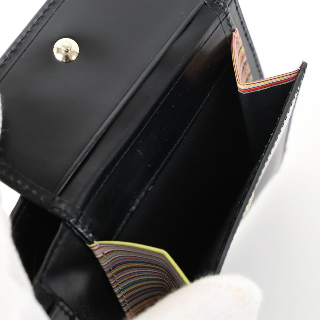 528 新品 ポールスミス レザーリュクスシャイン 二つ折り財布 本革