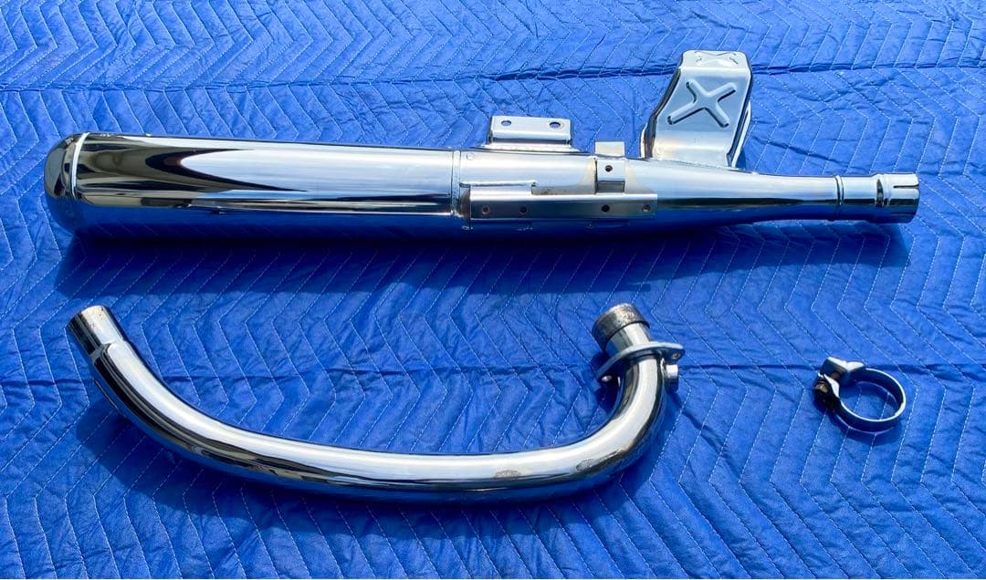 Y　美品　SR400 ヤマハ純正　サイレンサー　エキパイ　セット