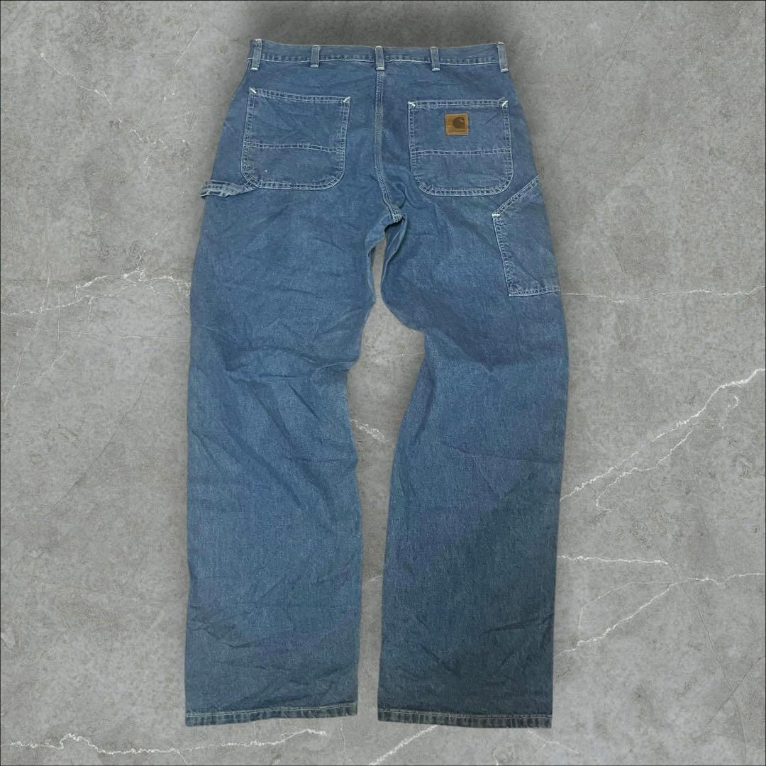 m*e様 美品　carhartt ペインターパンツ　デニムパンツ　アメリカ製　U
