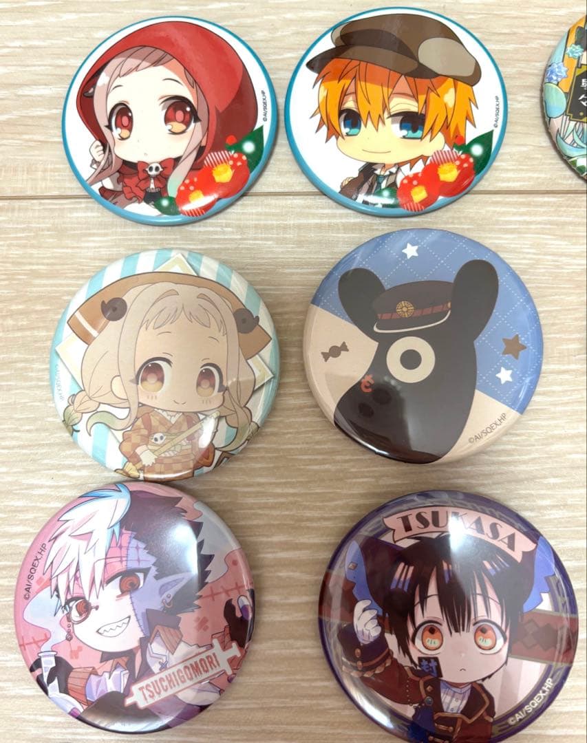 地縛少年花子くん 缶バッジ アクリルスタンド