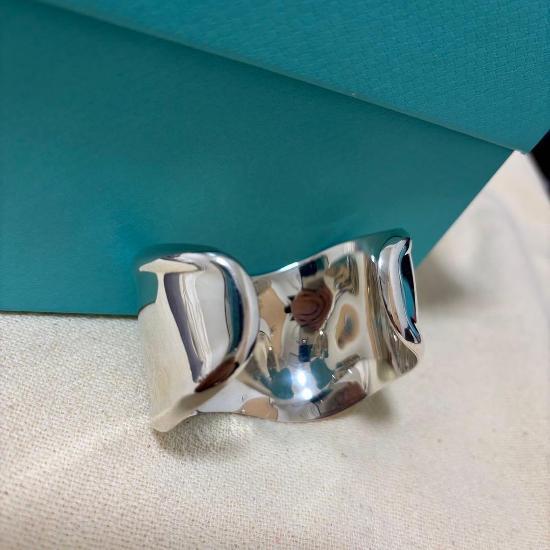 断捨離子さま【美品】Tiffany ティファニー ボーンカフ スモール 右手用