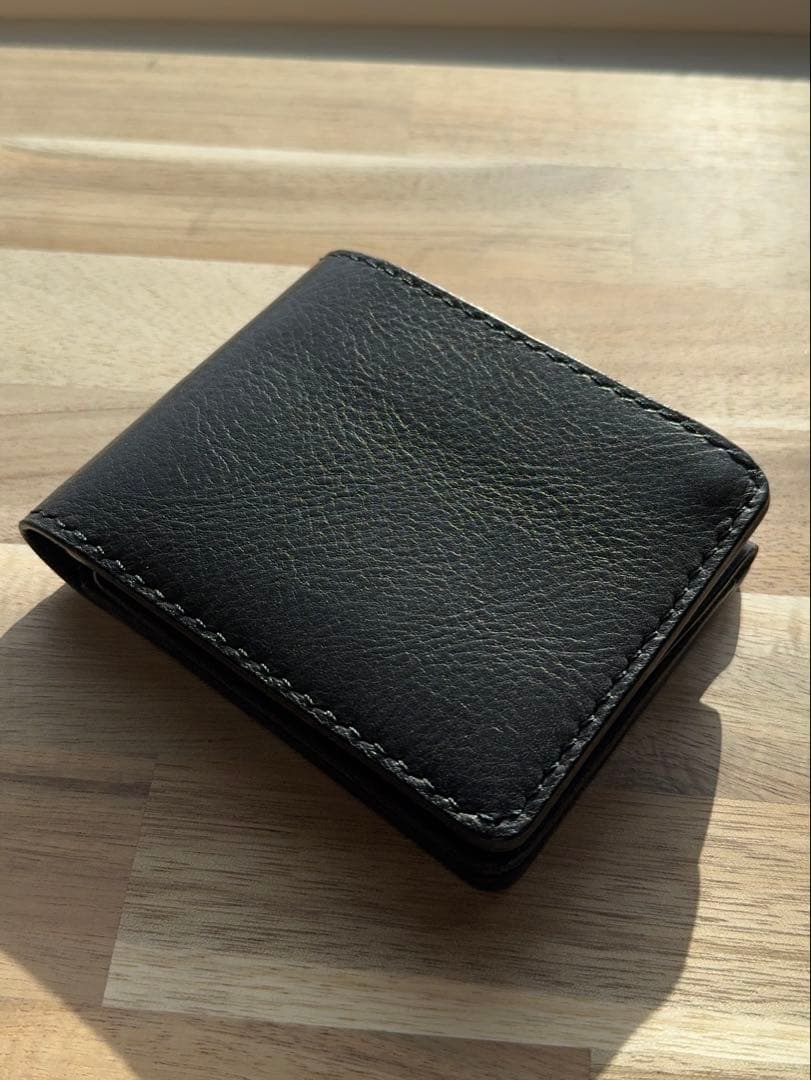 本革 イタリアンレザー 二つ折り財布