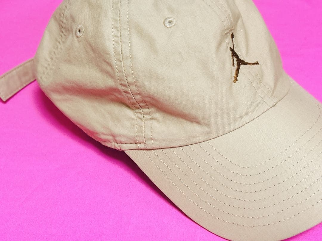 Jordan キャップ S/M ベージュ