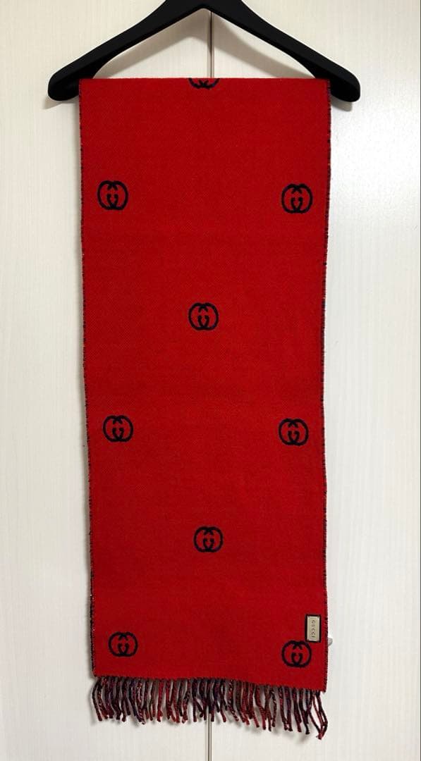 GUCCI★リバーシブルマフラー★