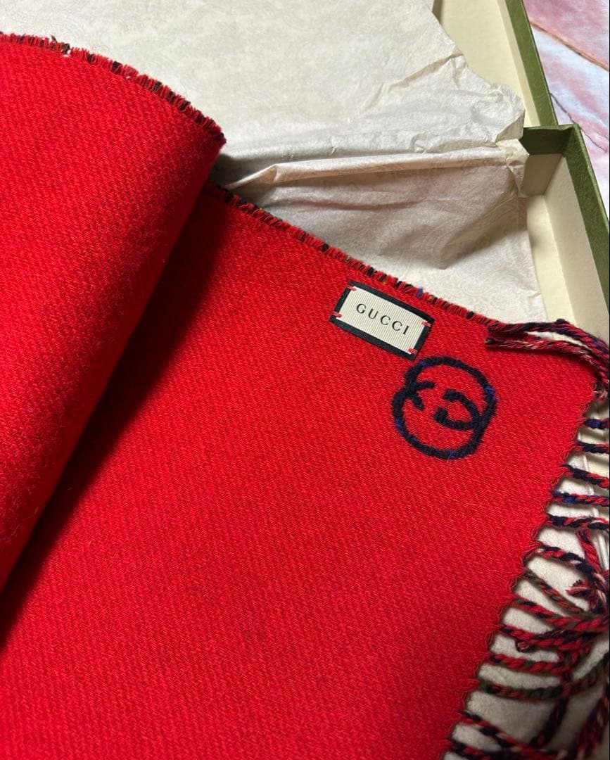 GUCCI★リバーシブルマフラー★