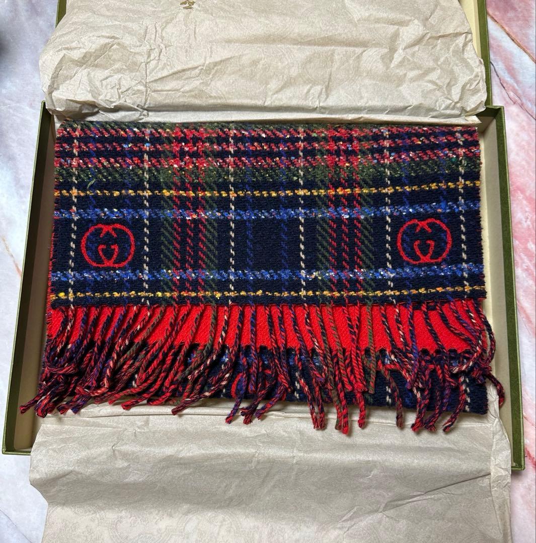 GUCCI★リバーシブルマフラー★