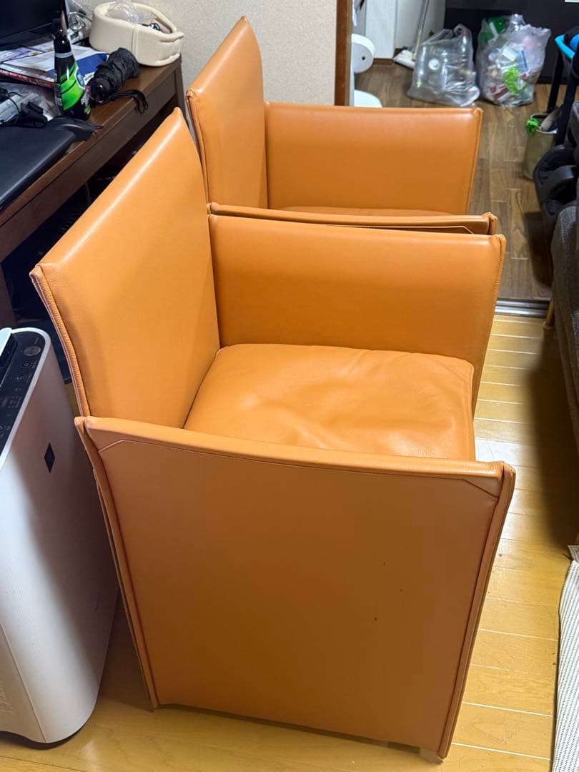 cassina カッシーナ　401 BREAK 定価45万 本革 1人掛けチェア
