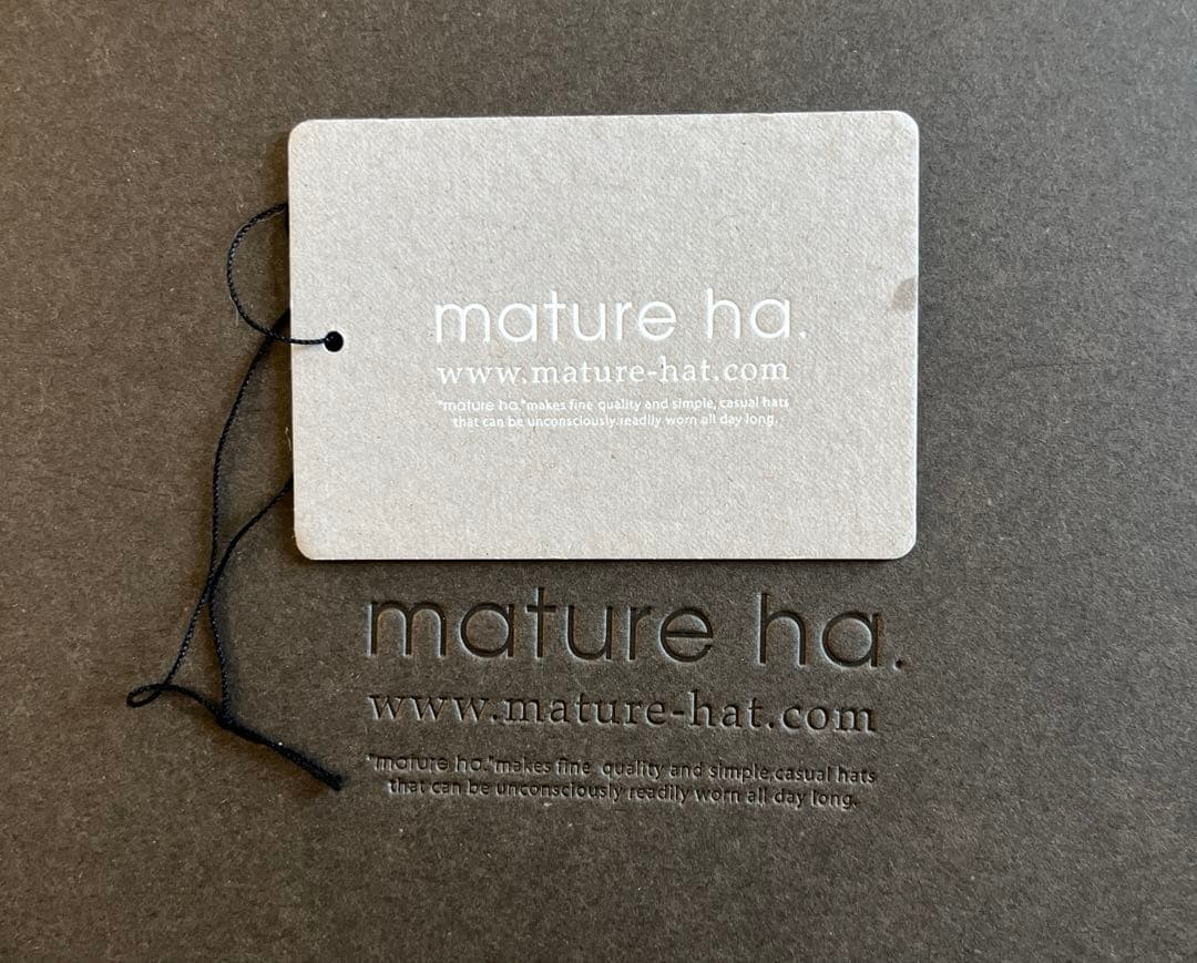 【未使用】mature ha.マチュアーハMBOX-105 M ブラック