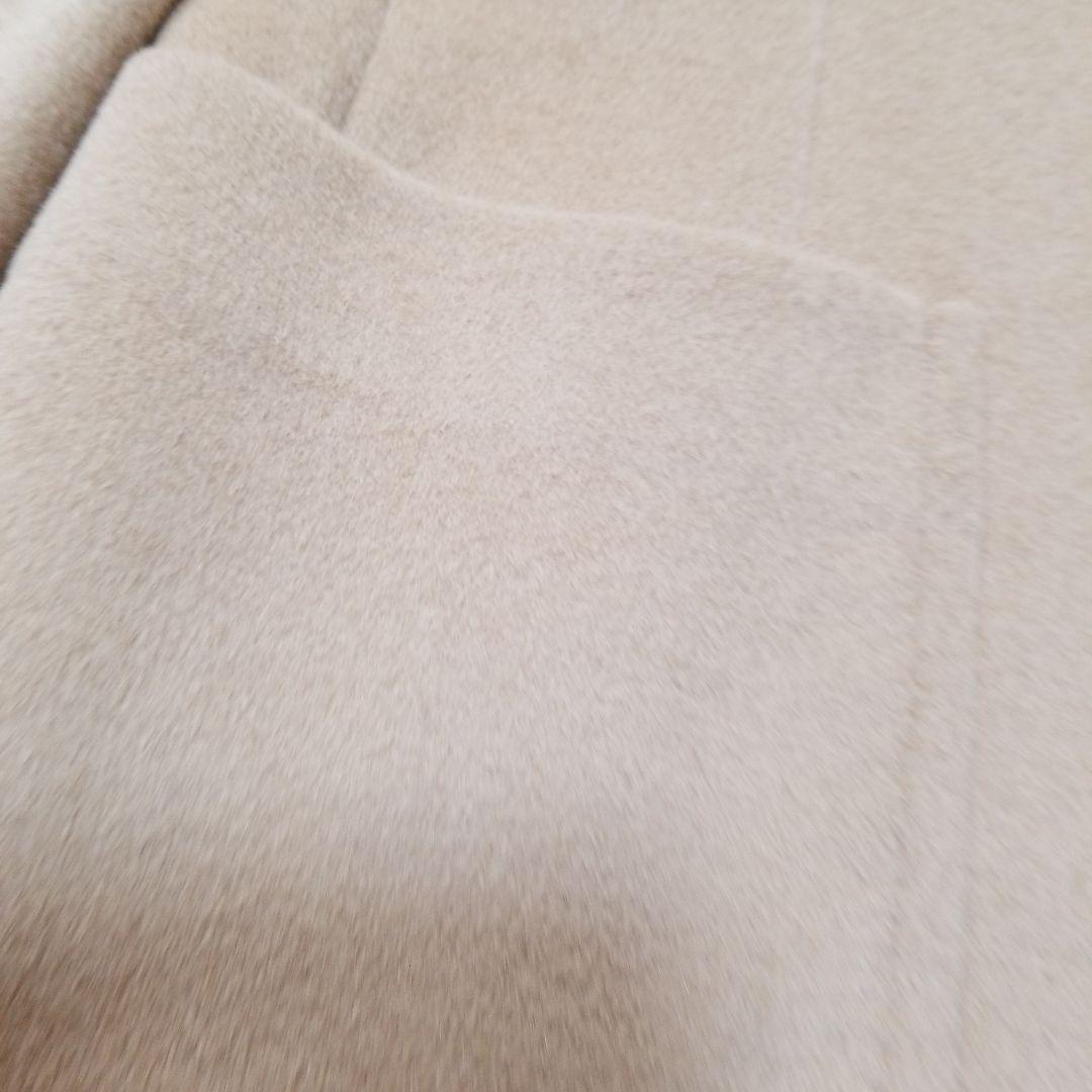 【超美品】コムサメン　アンゴラ　ハーフコート　キャメル　M　タグ付き