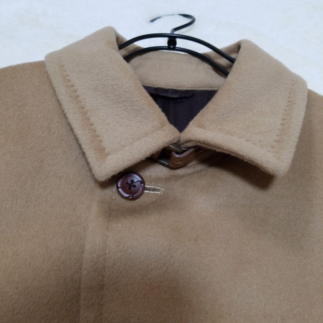 【超美品】コムサメン　アンゴラ　ハーフコート　キャメル　M　タグ付き