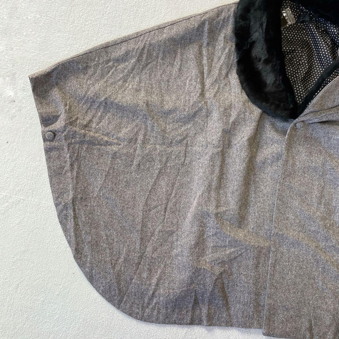 ヒロミチナカノ　ポンチョ 和装コート ケープ コート　羽織り