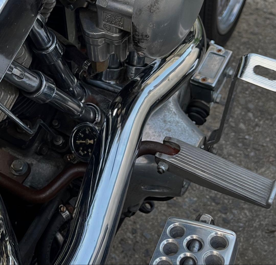 stoop motorcycleショベルヘッド マフラー　ショットガンマフラー