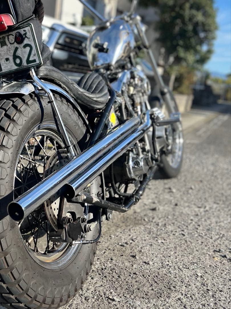 stoop motorcycleショベルヘッド マフラー　ショットガンマフラー