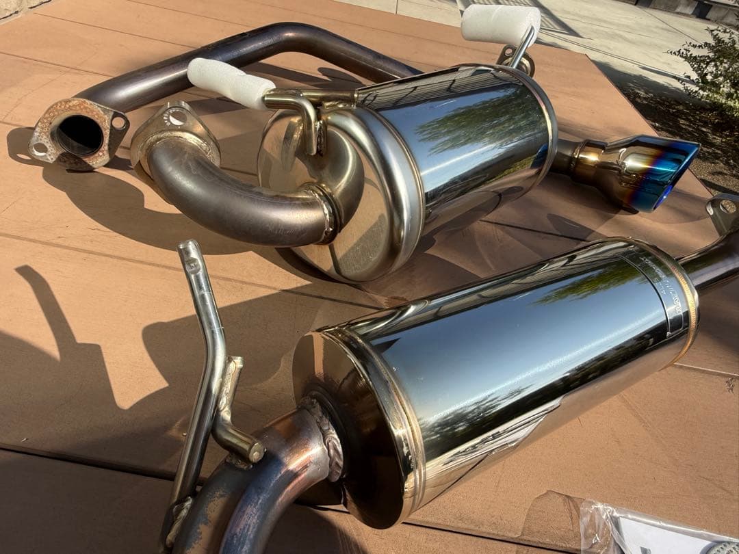 ジャオス　BATTLEZ マフラー ZS TC チタンカラーテール 74 シエラ