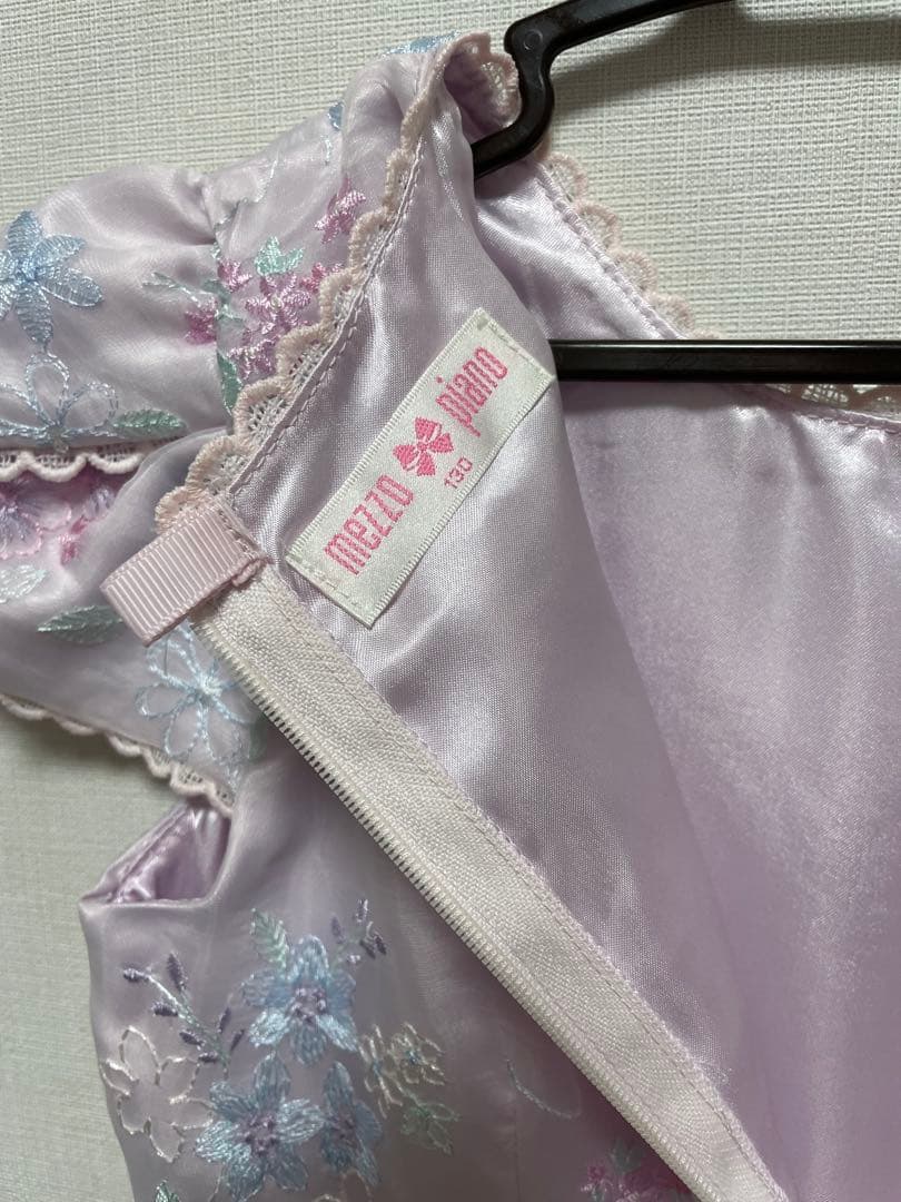 mezzo piano ドレス 130cm 入学式　発表会　メゾピアノ