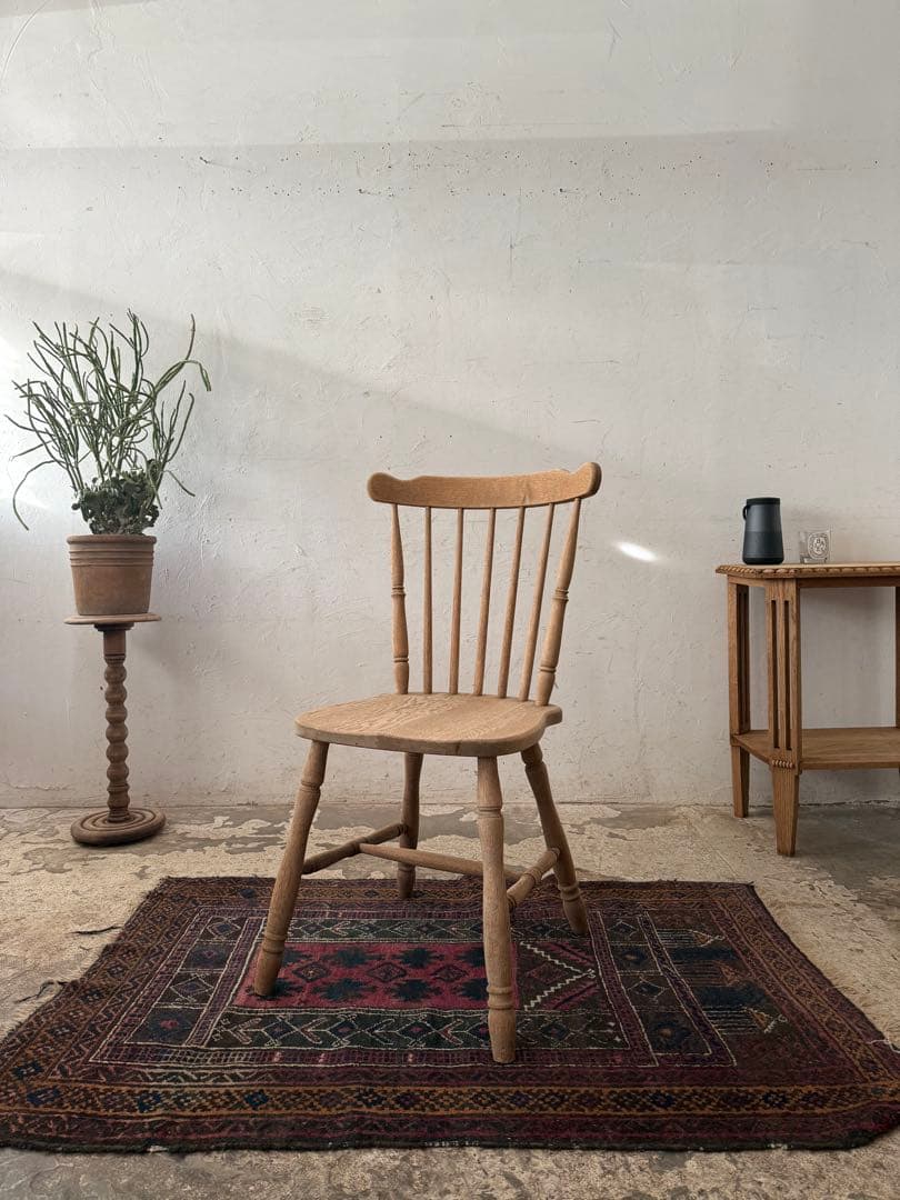 ビンテージ　ダイニングチェア　カフェチェア　剥離加工　no1