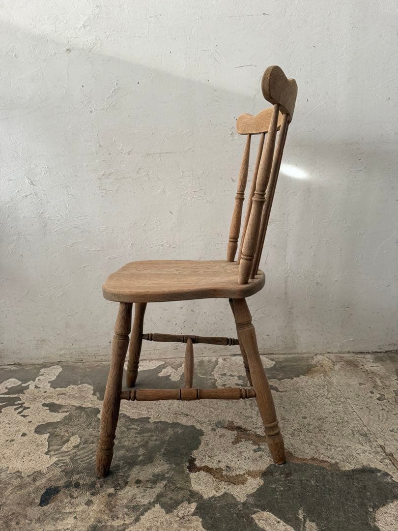 ビンテージ　ダイニングチェア　カフェチェア　剥離加工　no1