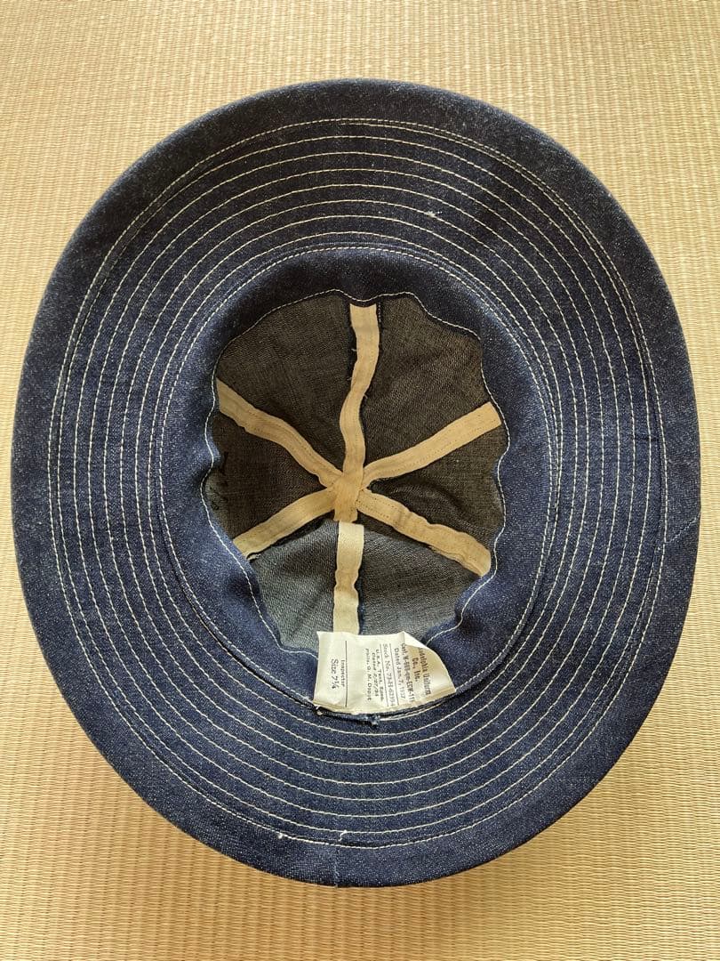 30s US ARMY M-37 デニムハット デッドストック