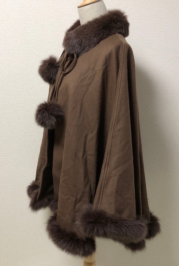 WALTER PELLACCI PUGLIELLI ファーポンチョケープ